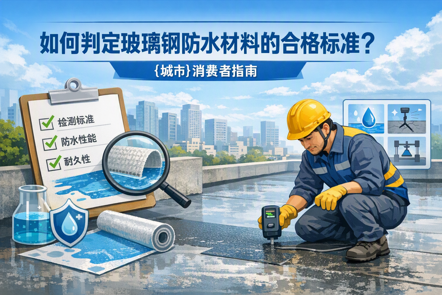 如何判定玻璃钢防水材料的合格标准？ 怀化 消费者指南