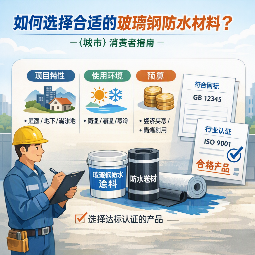 如何判定玻璃钢防水材料的合格标准？ 怀化 消费者指南