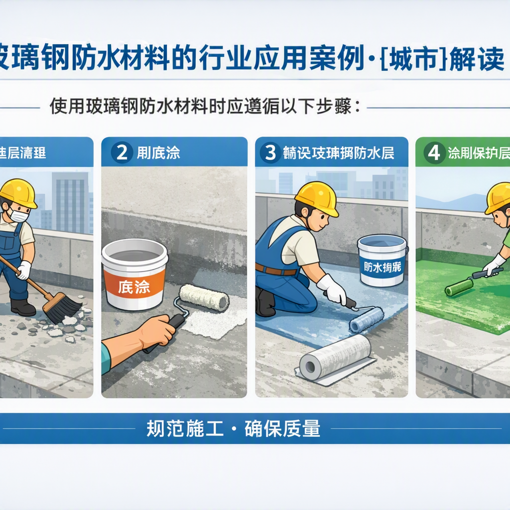 玻璃钢防水材料的行业应用案例,怀化解读