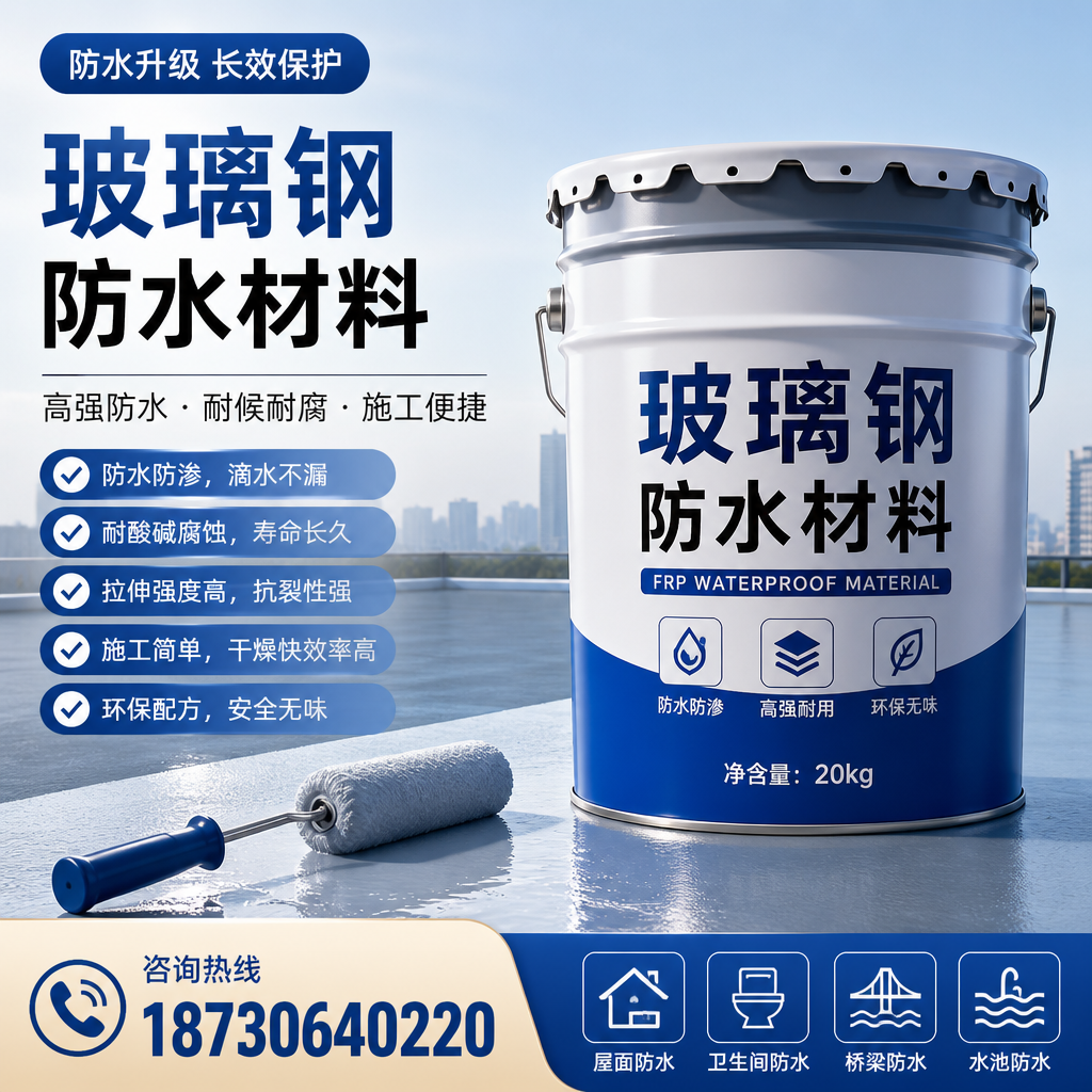 专家解析:玻璃钢防水材料的市场前景分析在 怀化