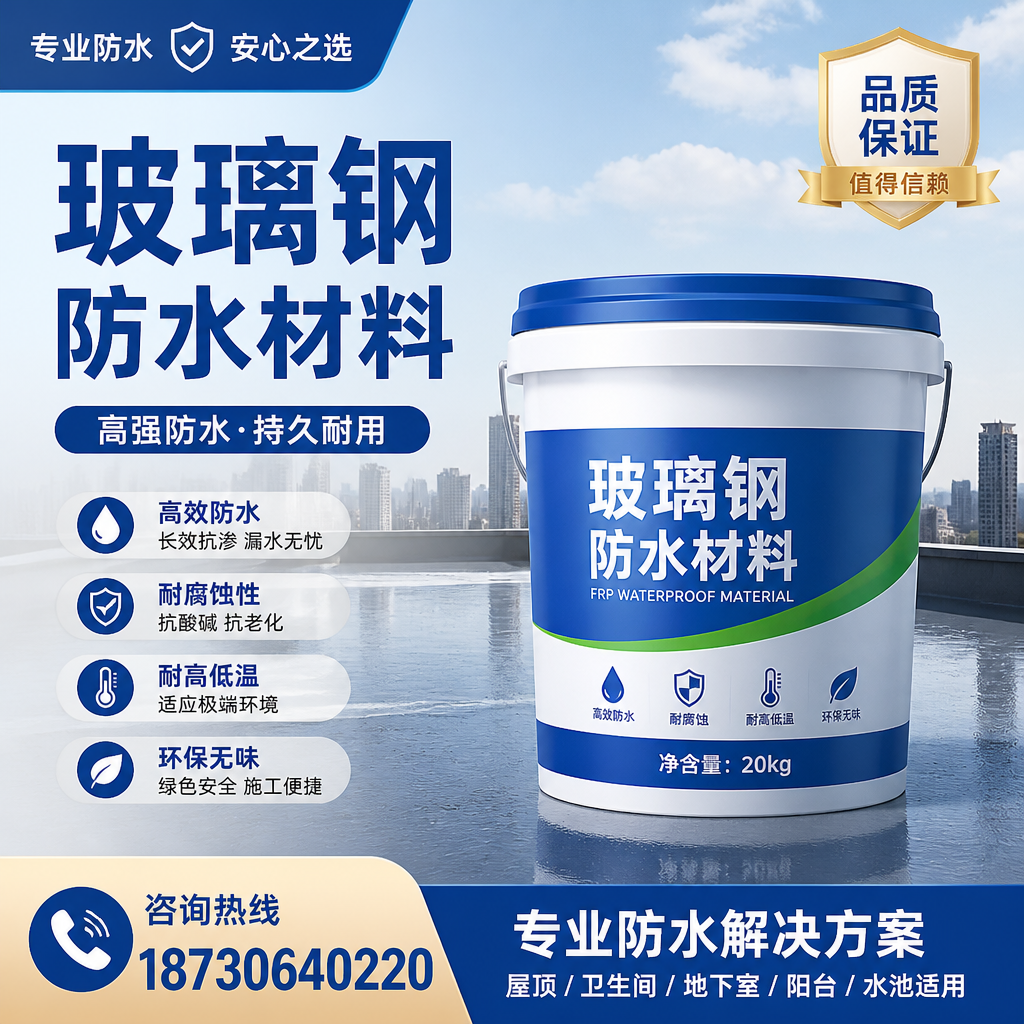 了解玻璃钢防水材料的市场趋势，怀化 企业不可不知